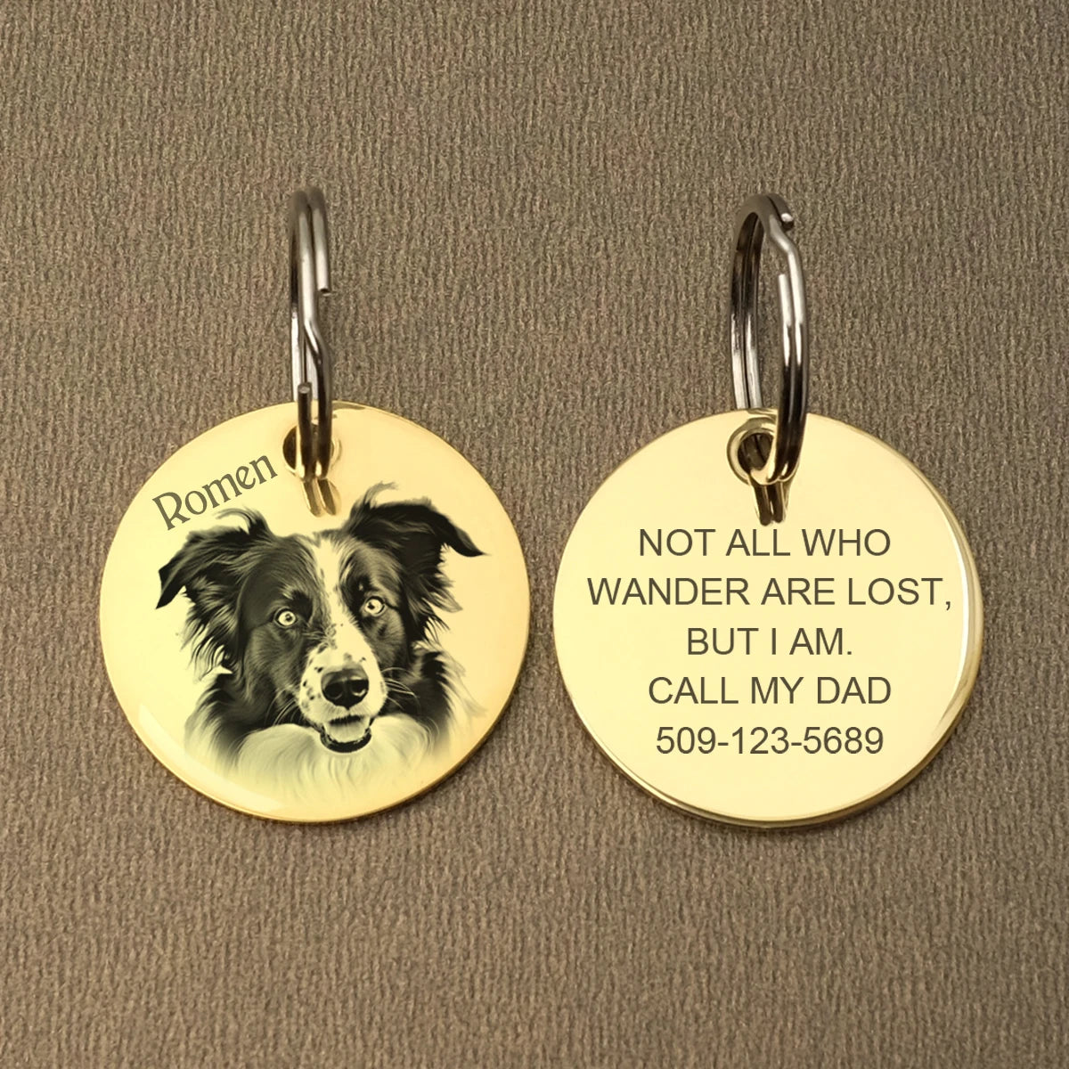 Customizable Stainless Steel Dog Tags