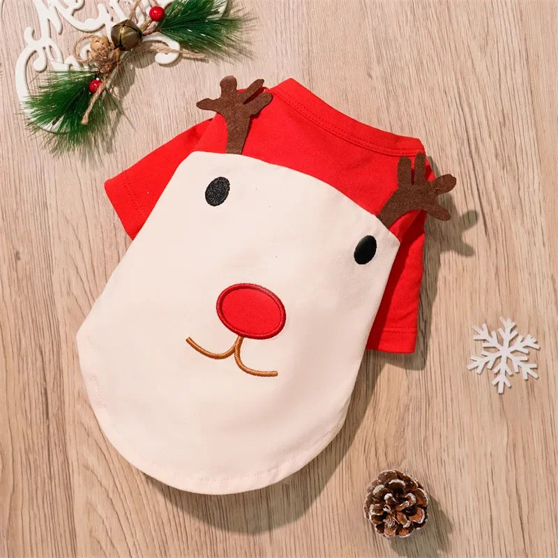 Cat and dog Christmas Clothing