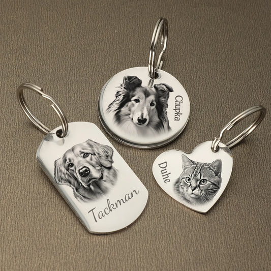 Customizable Stainless Steel Dog Tags