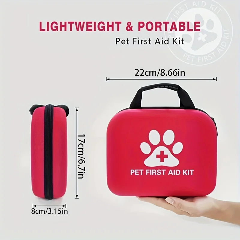 61pcs portable EVA emergency dog and cat pet first aid kit