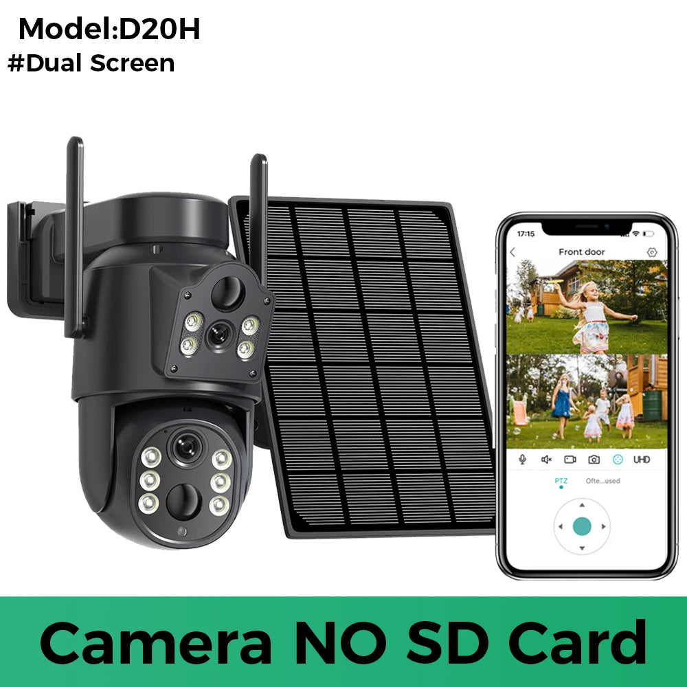 8MP 4K HD Solar WiFi Camera Outdoor