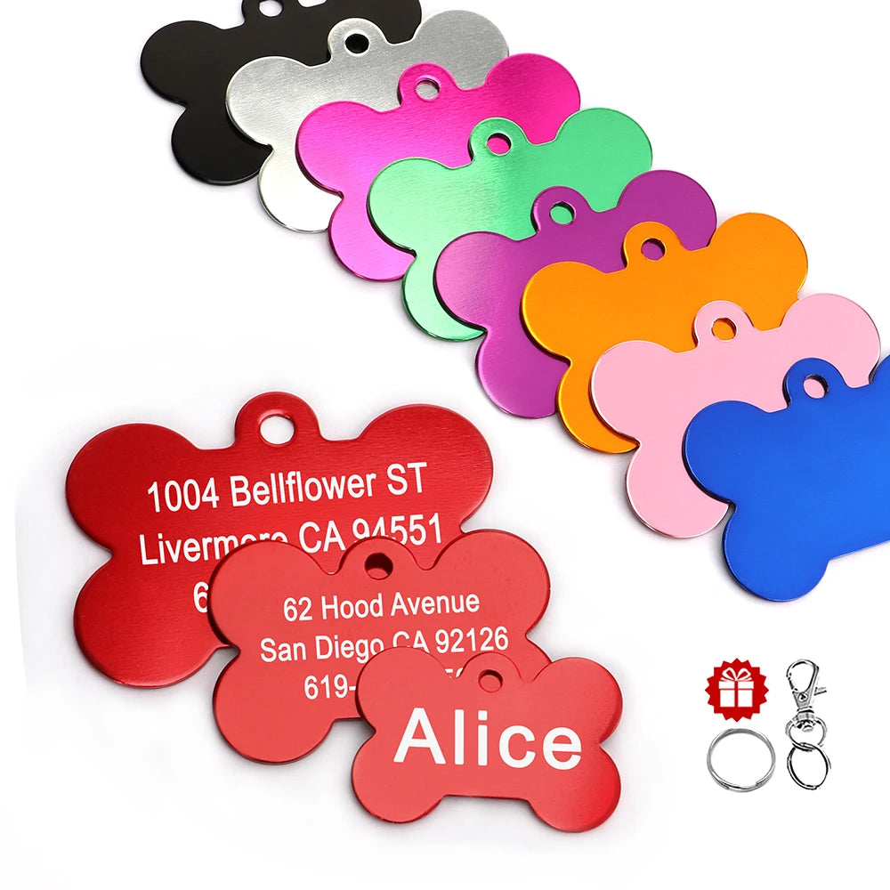 Personalized Dogs Cats ID Tag