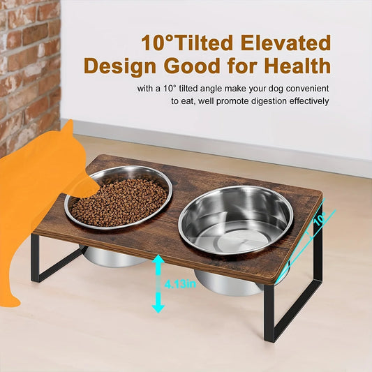 Elevated Dog Bowls Cat Bowls