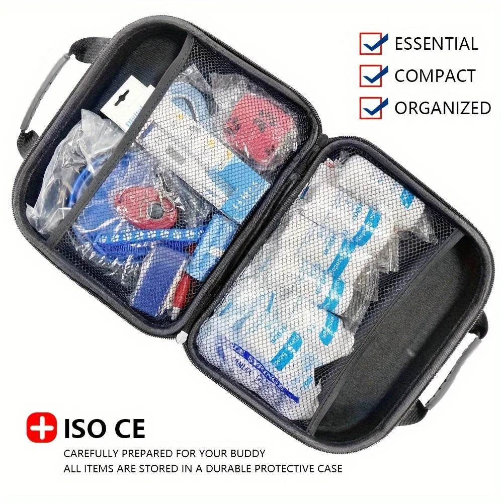 61pcs portable EVA emergency dog and cat pet first aid kit