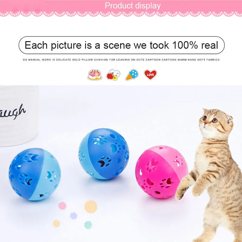 Funny Cat Toy Bell Ball