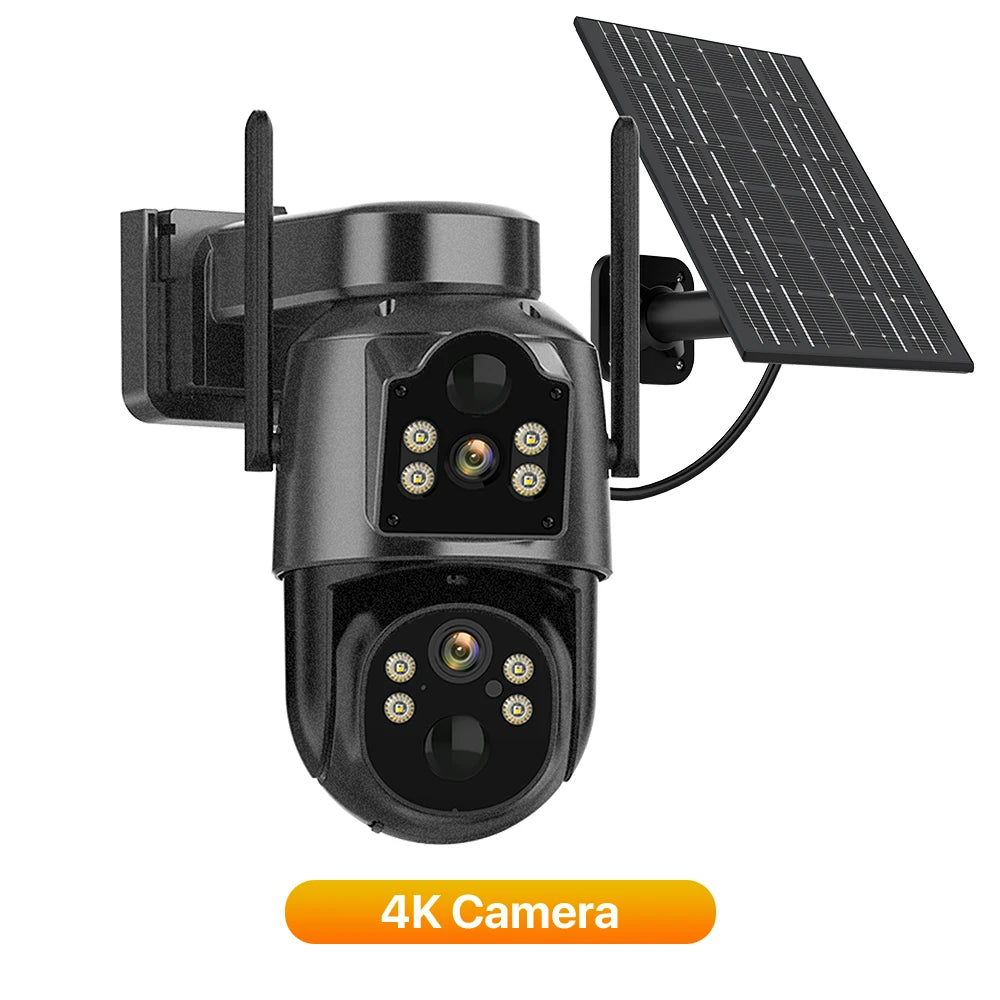 4K HD Solar WiFi Camera Outdoor