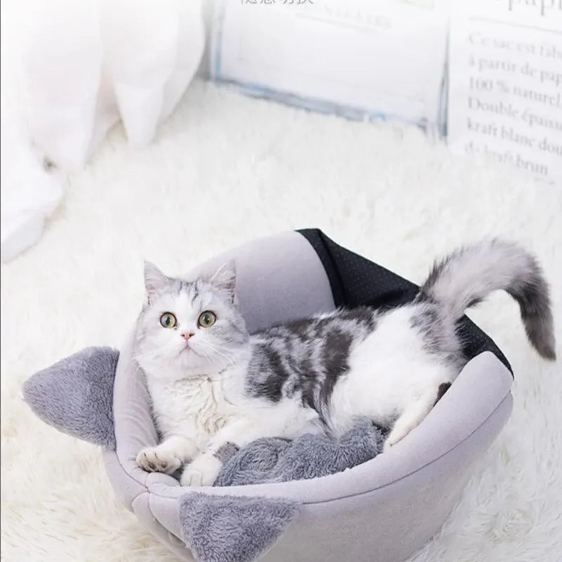 Cat Head Shape Cute And Comfortable Warm Cat House