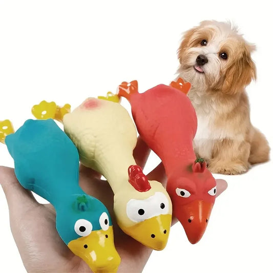 Dog Toys Make a Sound Cooing Chicken Dog Toy