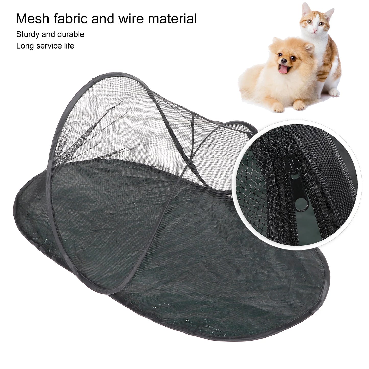 Portable Folding Pet Tent Foldable Outdoor Tent For Pet Cat Outside Playhouse Dog Fence For Camping Dog Playpen Portable Small