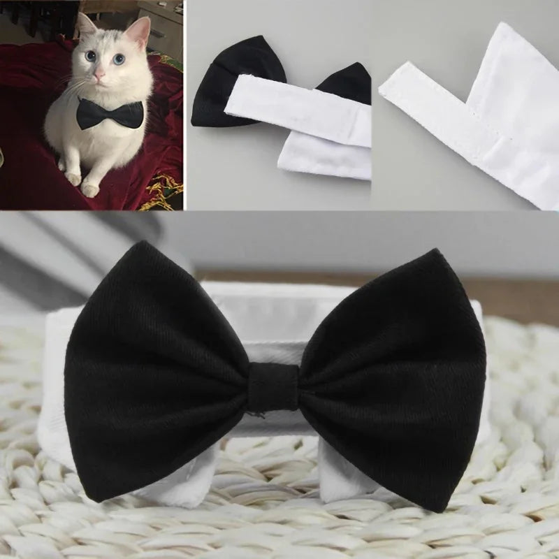 Adjustable Dog Cat Bow Tie Pet Costume