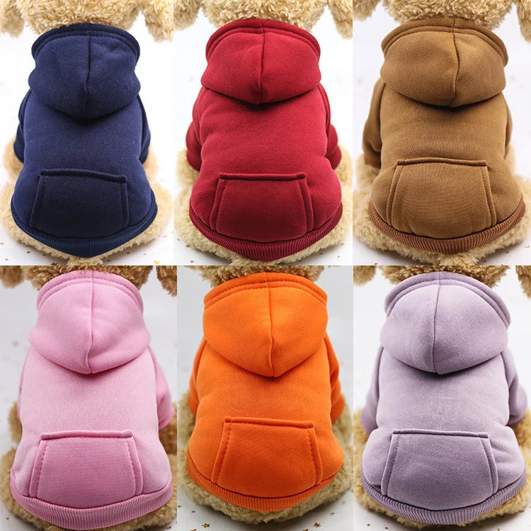 Winter Pet Dog Clothes Hoodies Sweater Puppy Jacket