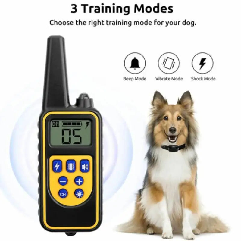 Electric Dog Training Collar Waterproof Pet Remote Control