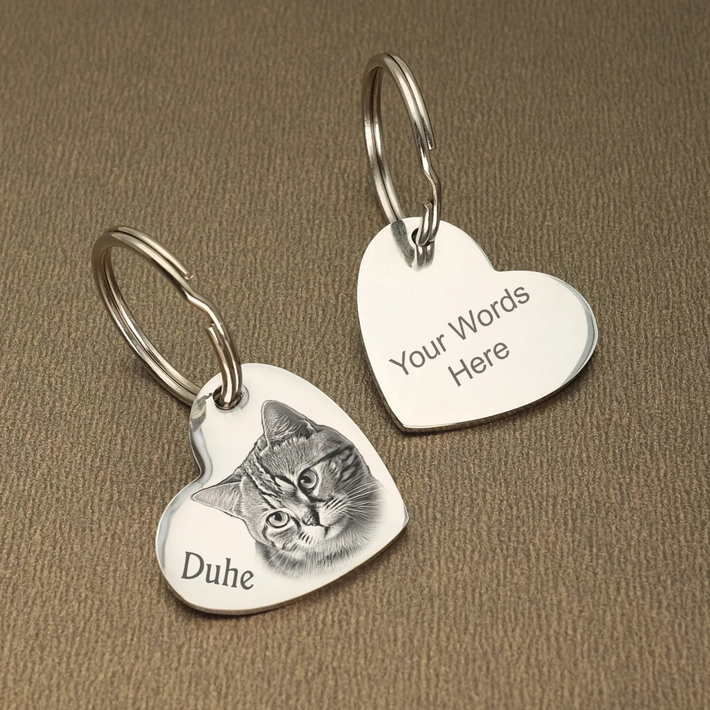 Customizable Stainless Steel Dog Tags