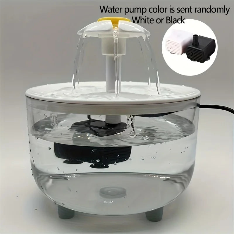 USB Electric Mute 1L Pet Water Fountain