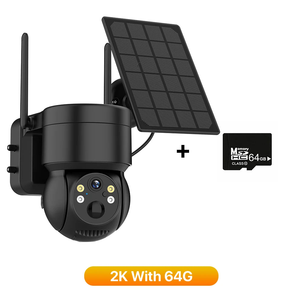 4K HD Solar WiFi Camera Outdoor