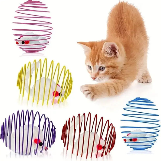 Funny Stretchable Kitten Springs Toys