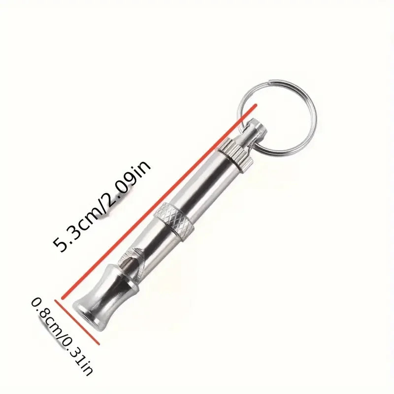 1/2Pcs Dog Whistle With Keychain, Professional Recall