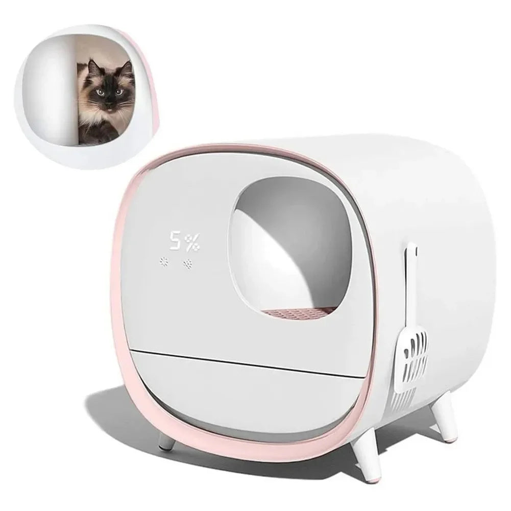 Intelligent Fully EnClosed Toilet Litter Box