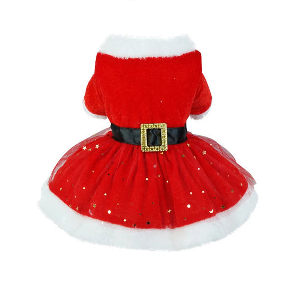 Christmas Dresses for Small Dogs Cats