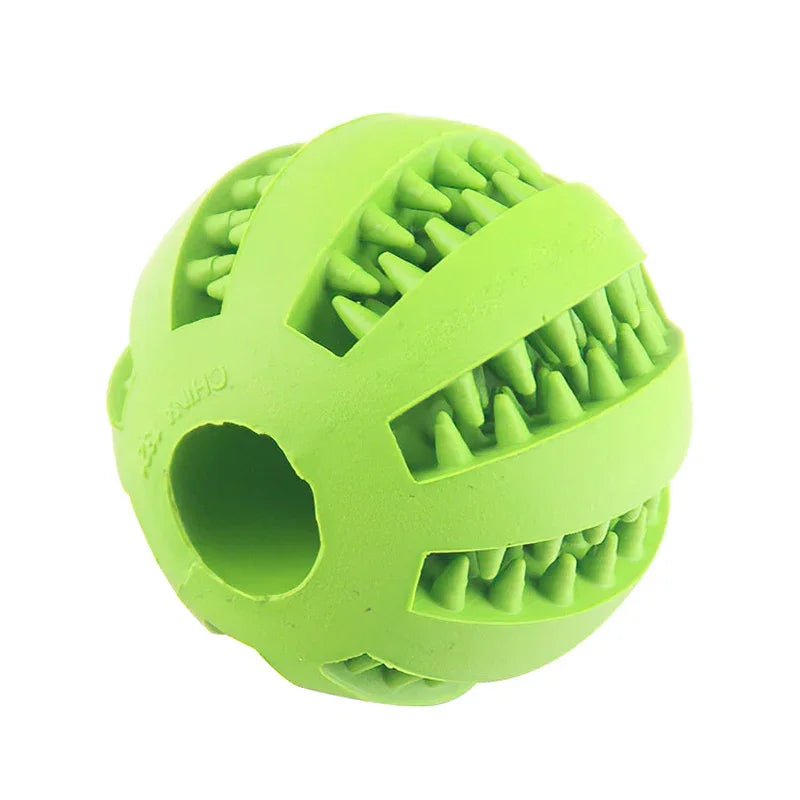 Elasticity Puppy Tooth Cleaning Rubber Food Ball Toy