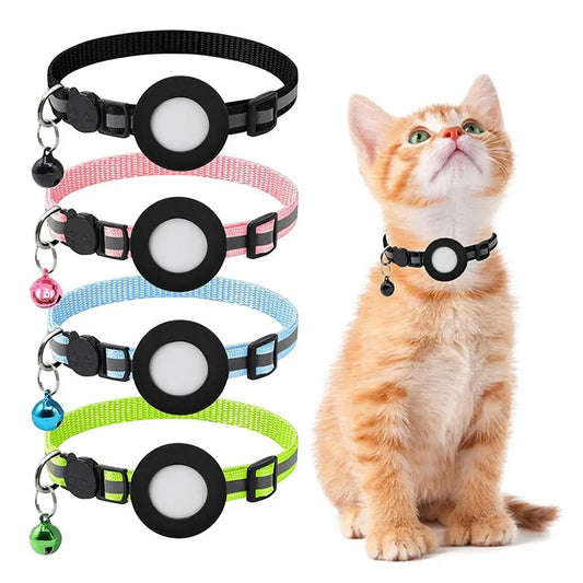 Silicone Anti-Lost Pet Cat Collar For The Apple Protective Wearable Tracker Anti Lost Positioning Tracker Collar 2024