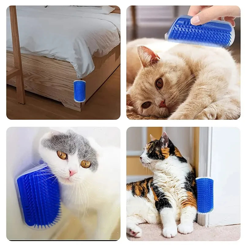 Massage Pet Cat Brush Corner Scrape