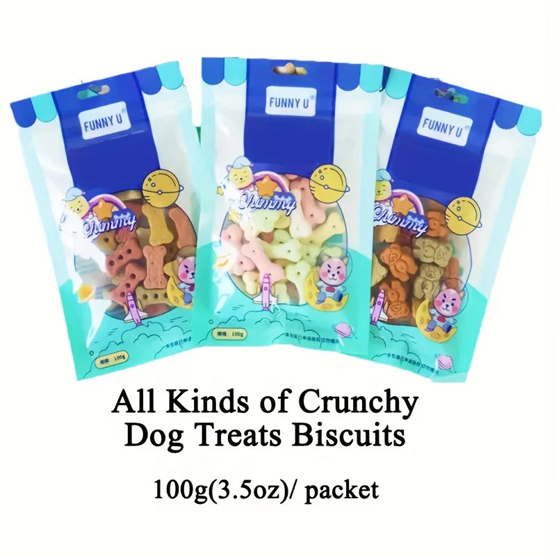 100g/3.53oz Dog Treats Biscuits For Small, Medium, & Large Dog