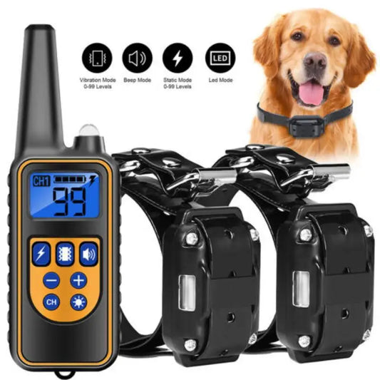 Electric Dog Training Collar Waterproof Pet Remote Control