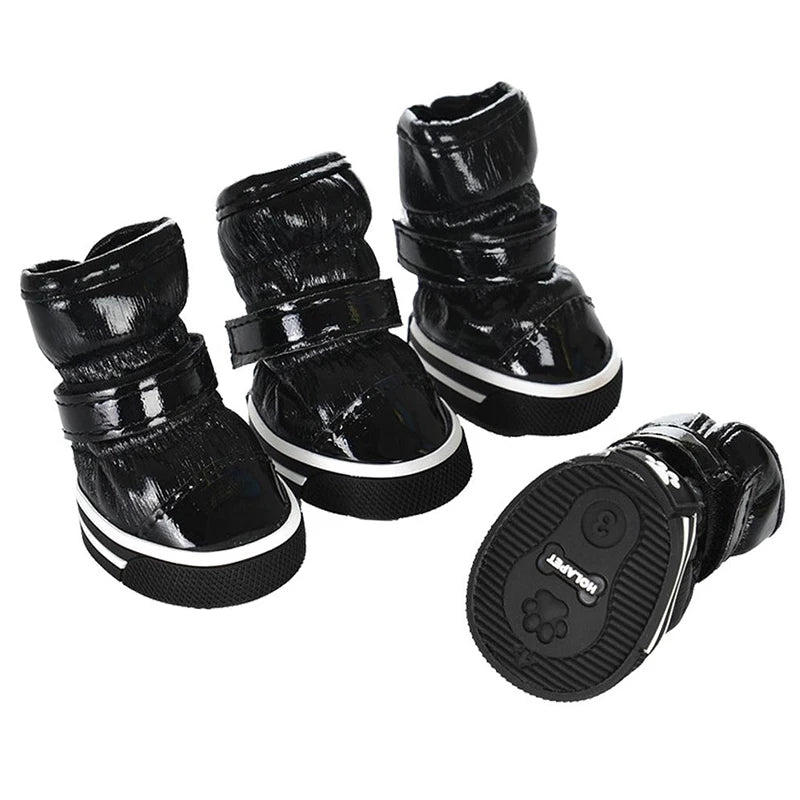 4Pcs/Set Pet Dog Winter Snow Boots