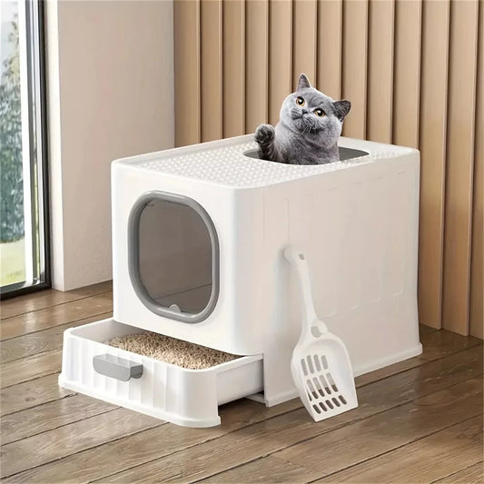 Leak-proof Enclosed Cat Litter