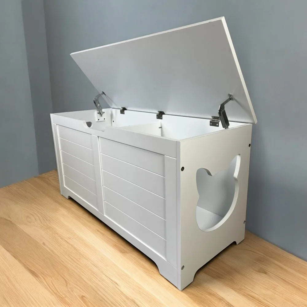 39.4" Top open Cat Litter Box Enclosure