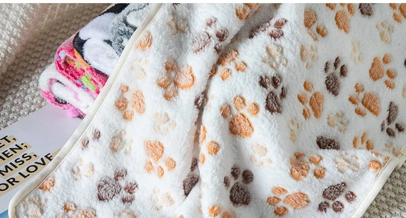 Coral Fleece Pet Sleeping Blanket