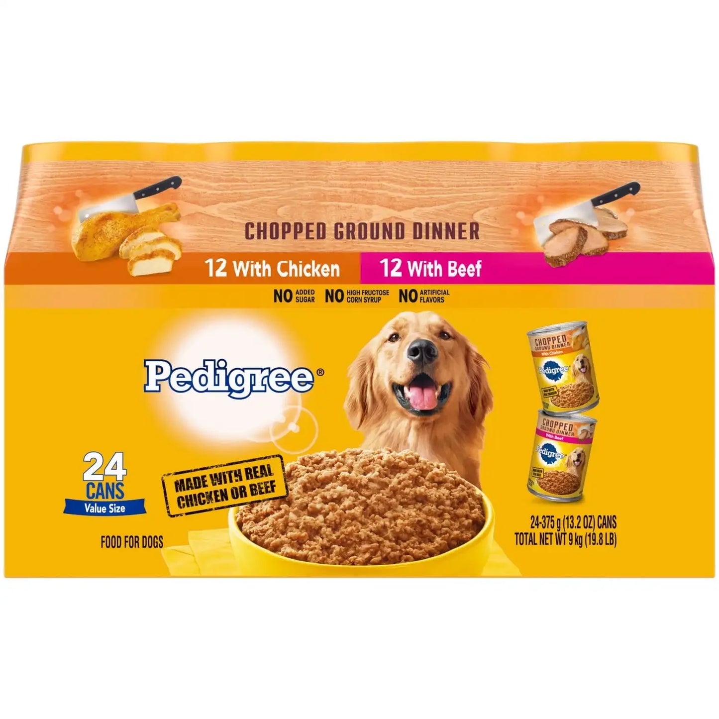 Pedigree Chopped Wet Dog Food Variety Pack