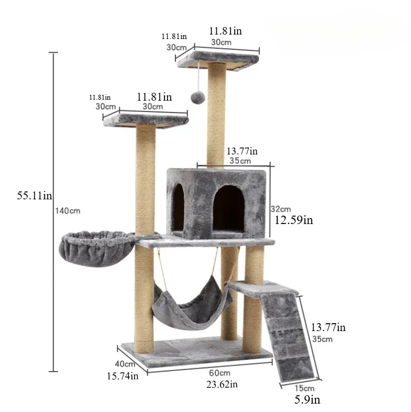 Cat Tree House Tower