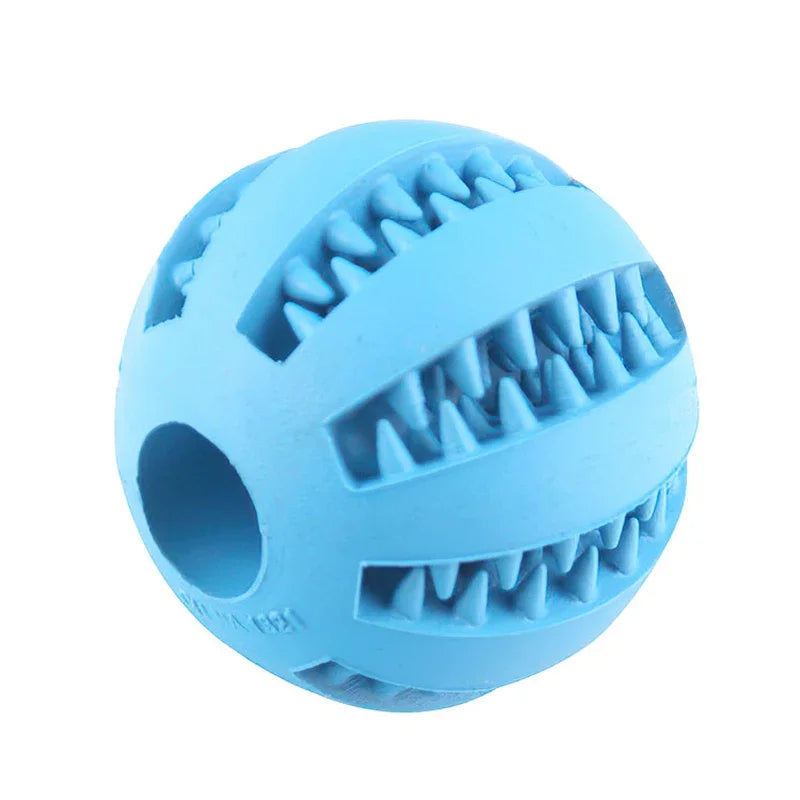 Elasticity Puppy Tooth Cleaning Rubber Food Ball Toy