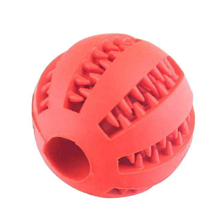 Elasticity Puppy Tooth Cleaning Rubber Food Ball Toy