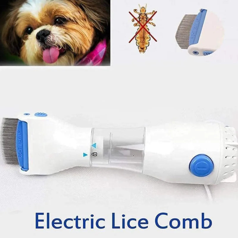 Electric Pet Lice Grabber Comb