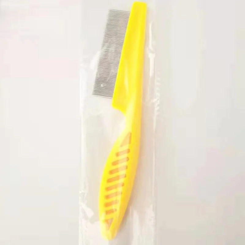 1/2pc Pet Hair Shedding Comb Stainless Steel Flea Comb for Cat Dog Pet Comfort Flea Hair Grooming Comb Dog Brush Grooming Tools