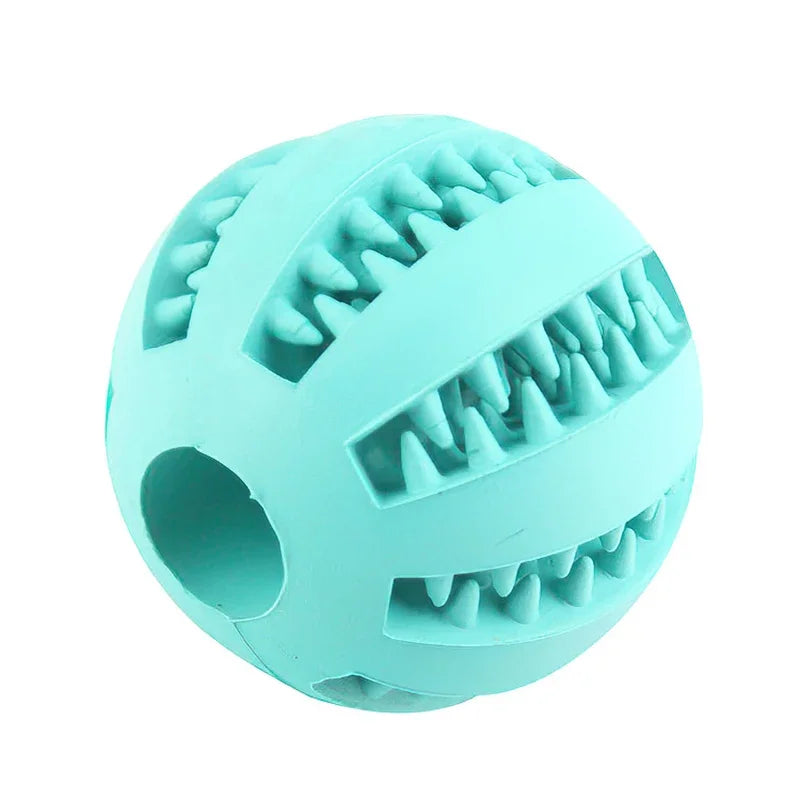 Elasticity Puppy Tooth Cleaning Rubber Food Ball Toy