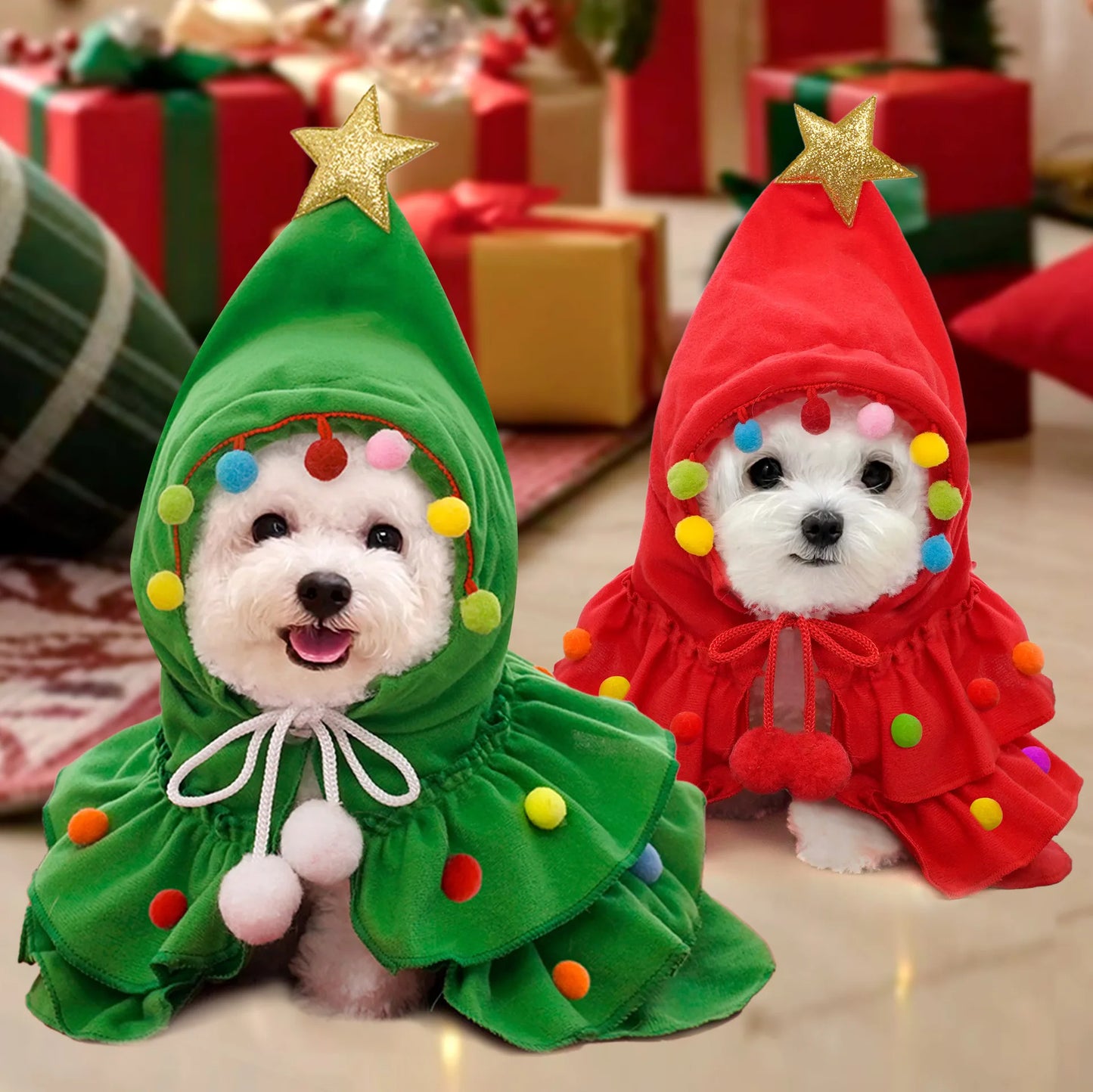 Four Seasons Christmas Pet Clothes T