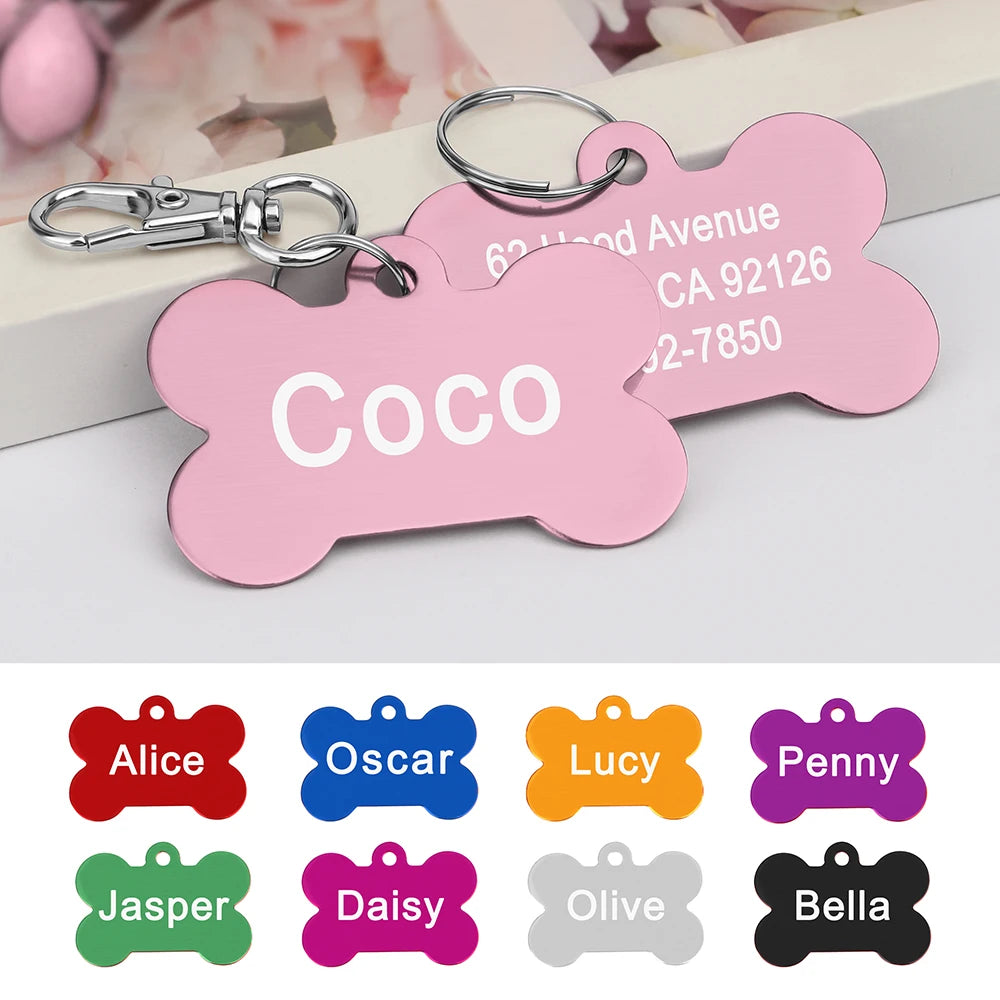 Personalized Dogs Cats ID Tag