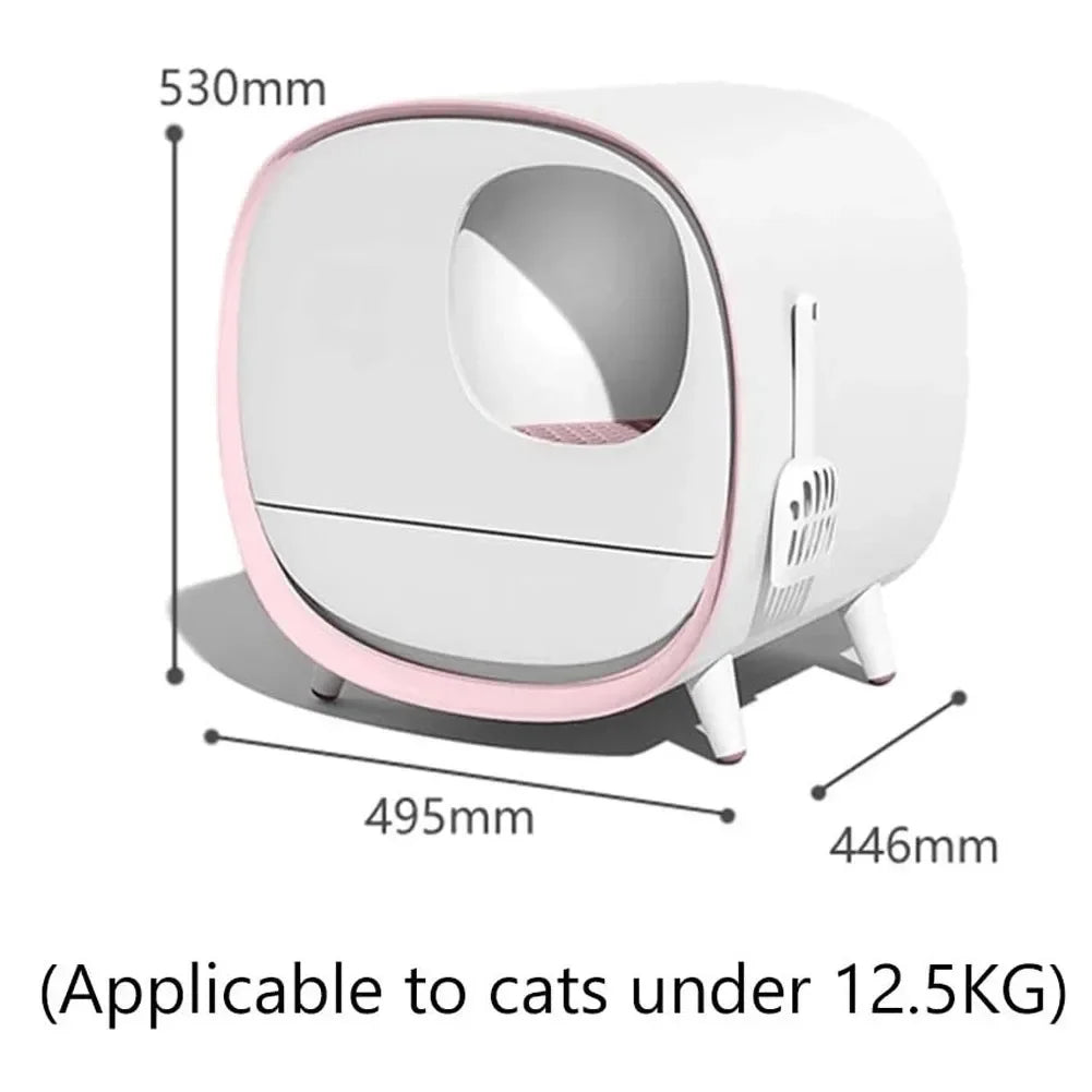 Intelligent Fully EnClosed Toilet Litter Box