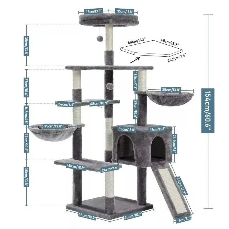 Cat Tree House Tower