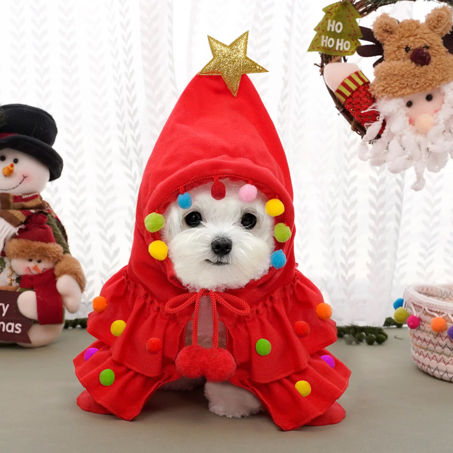 Four Seasons Christmas Pet Clothes T