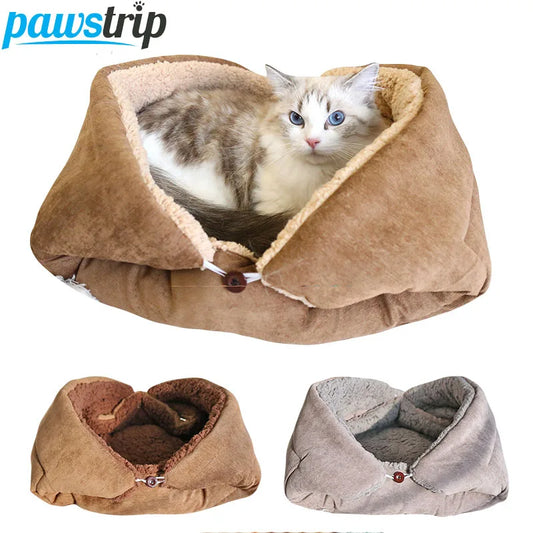 Warm Thickened Cat Bed