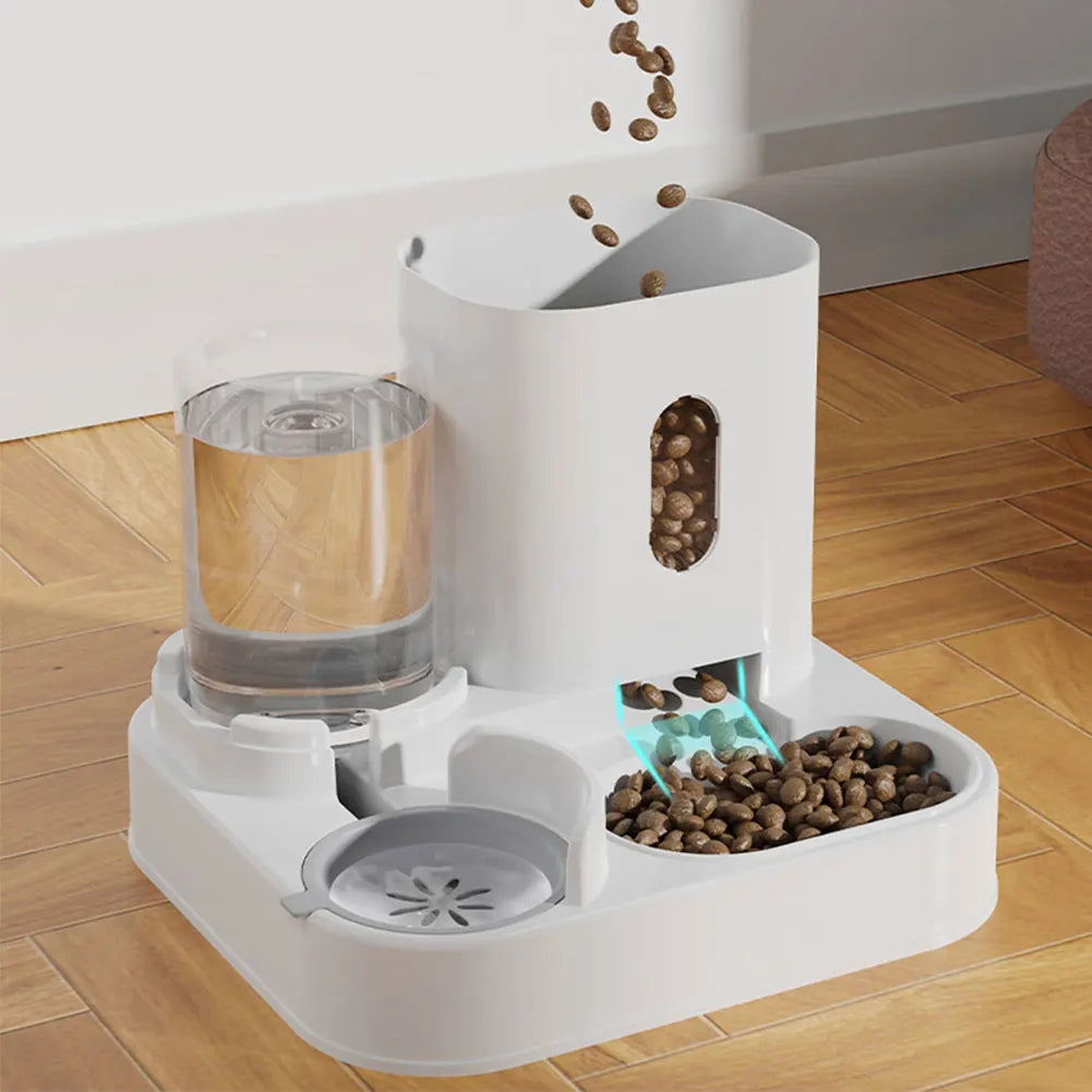 2 in 1 Automatic Cat  and Dog Feeding and Water Dispenser