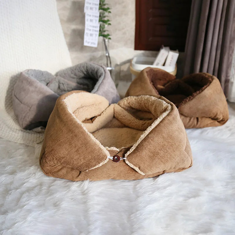 Warm Thickened Cat Bed