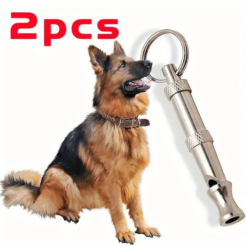 1/2Pcs Dog Whistle With Keychain, Professional Recall