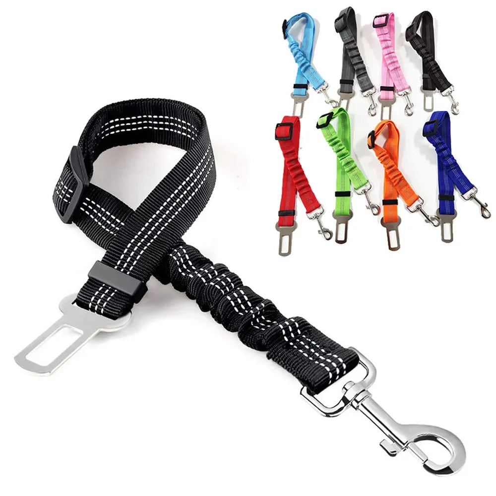 Pet Dog Car Seat Belt Retractable