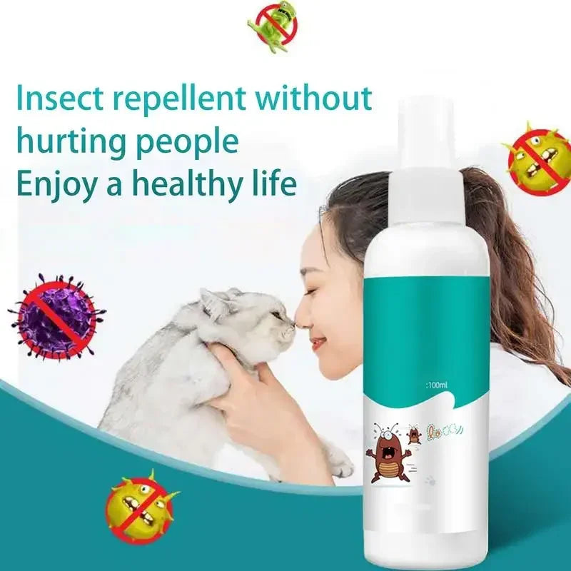 100ml Pet Expel Fleas Lice Treatments Spray